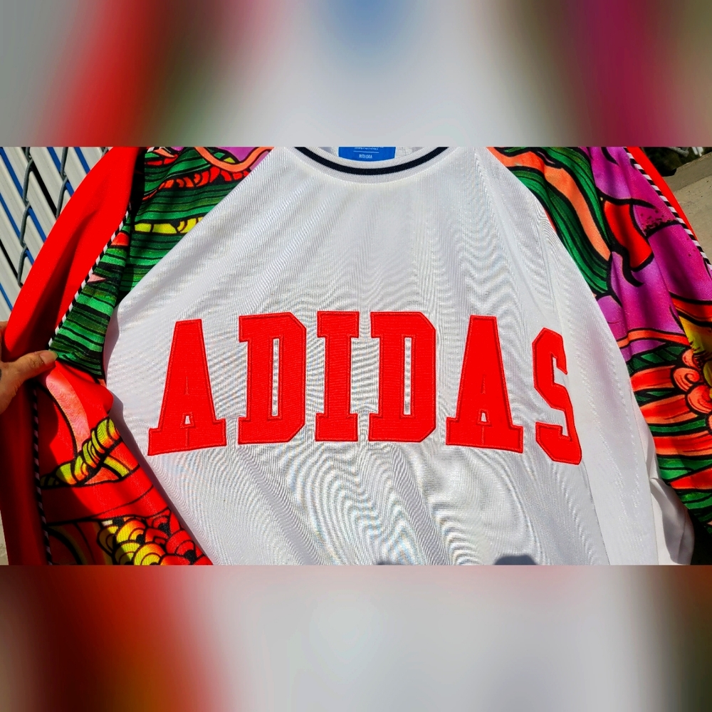 Rita Ora Adidas Trefoil Dragon Jersey Sweatshirt Size Womens XL